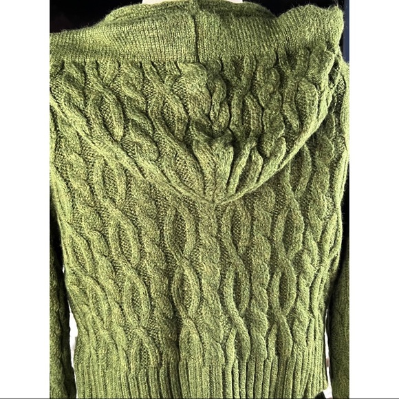 Anthropologie Hooded Cable Knit Two Piece Sweater Set XS - Picture 10 of 16